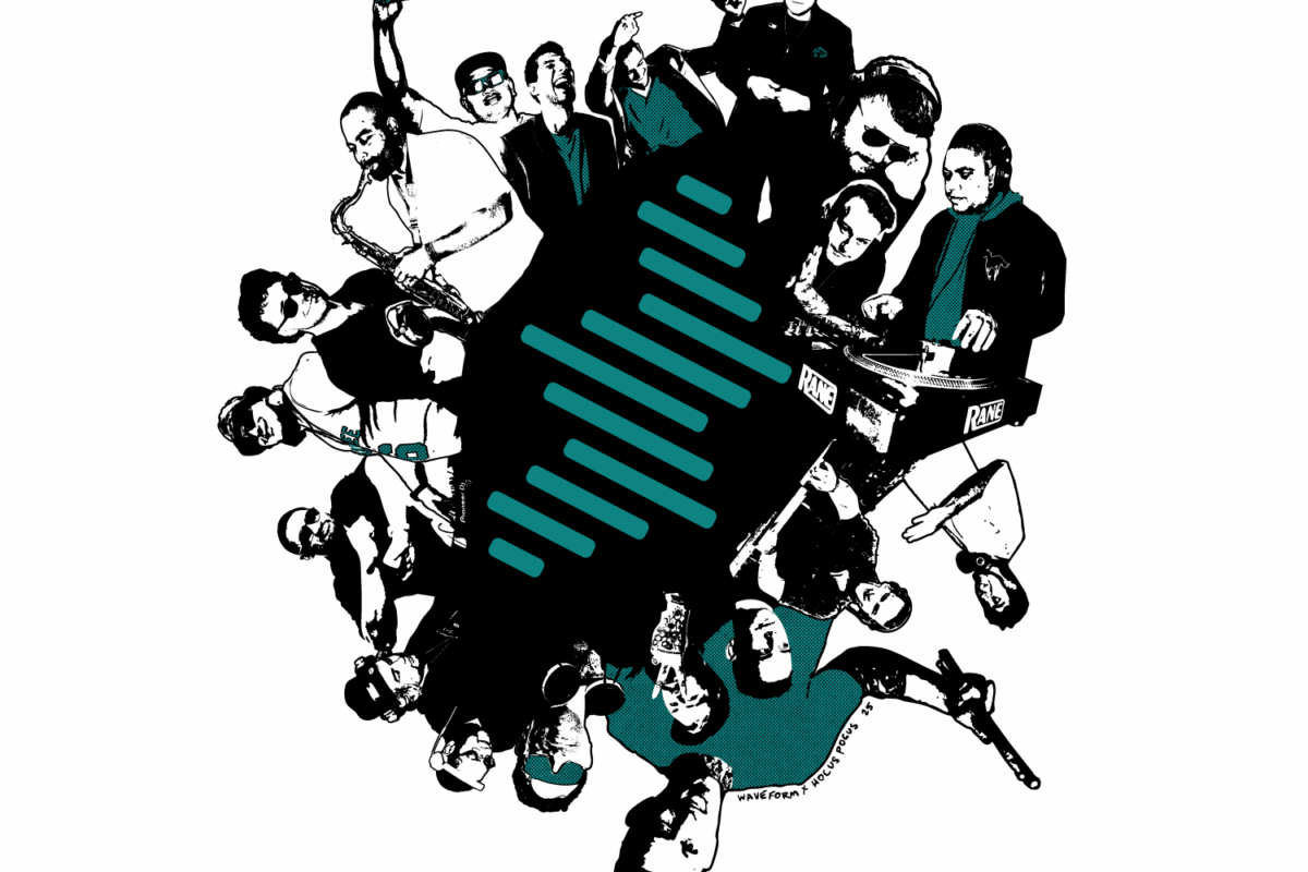 Waveform DJs Shirt Design